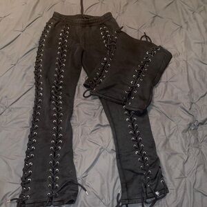 Wynn Laced Up Black Corset - Medium